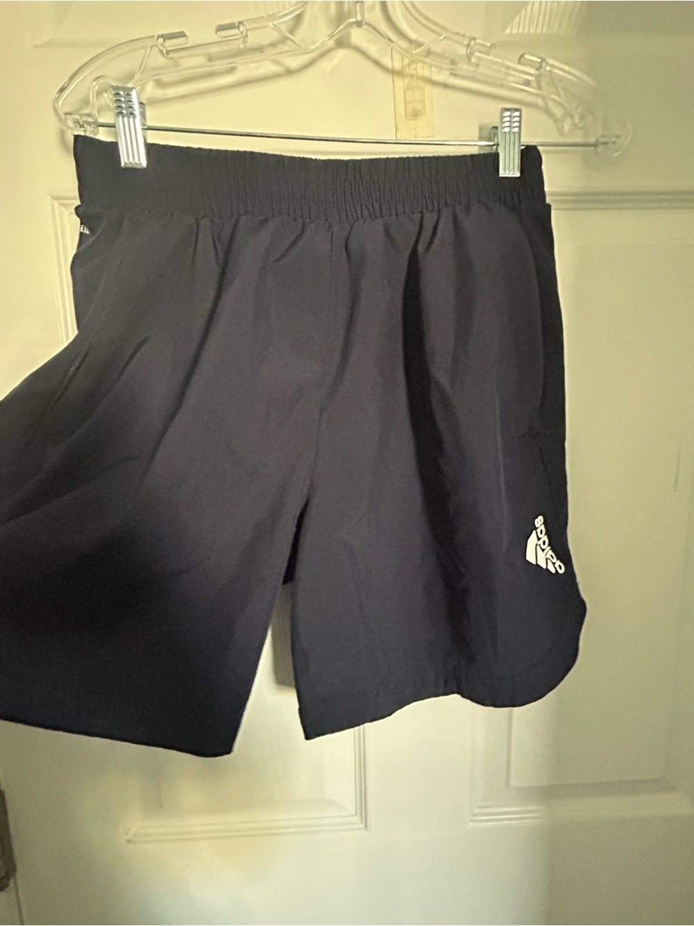 adidas Blue Aeroready Athletic Training Shorts with Logo